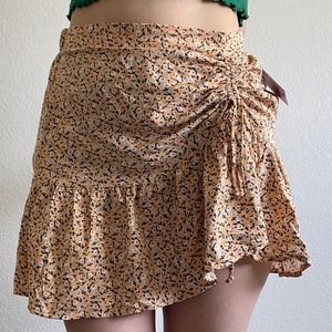 Cute Floral Mini Skirt